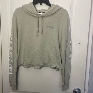 PINK cropped sweatshirt